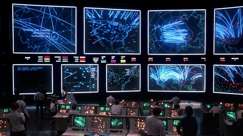 Norad is in esiatocalyptic panic in Wargames