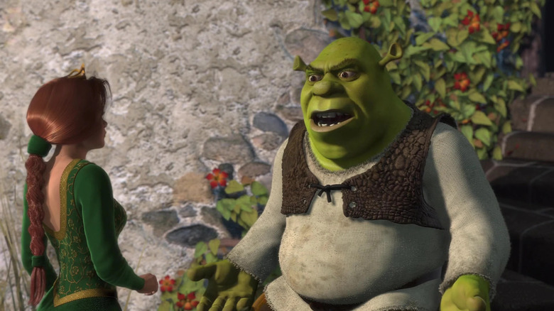 Shrek is angry at Princess Fiona in Shrek