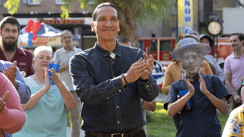 Michael Greyeyes in Rutherford Falls