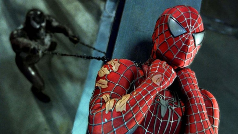 Spider-Man and Venom in Spider-Man 3