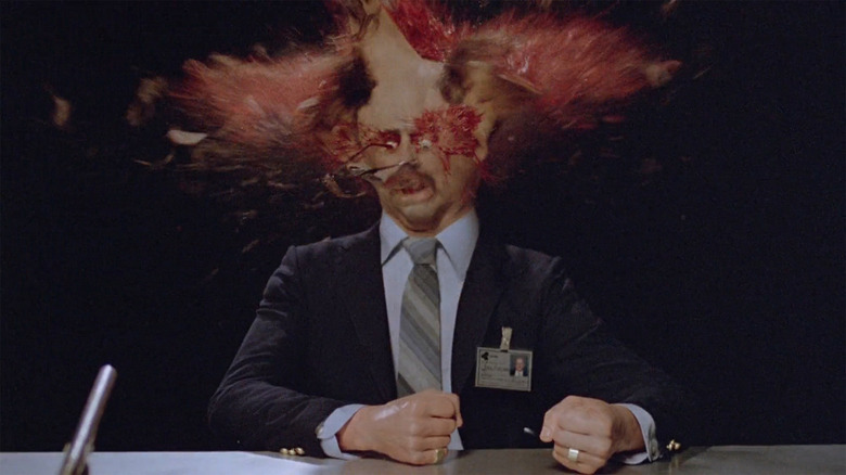 Exploding head in Scanners