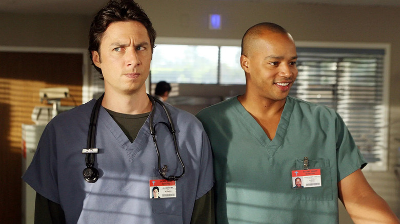 Zach Braff and Donald Faison in Scrubs