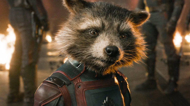 Rocket Raccoon in Guardians of the Galaxy Vol. 3