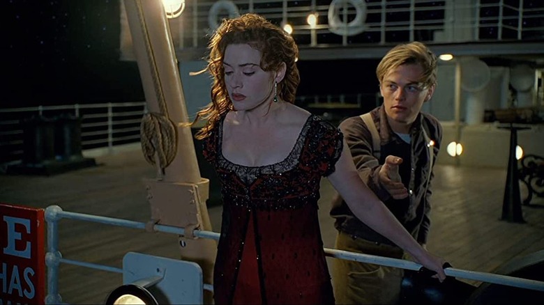 Kate Winselt as Rose and Leonardo DiCaprio as Jack in Titanic