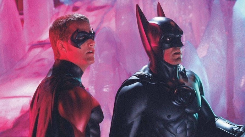 Chris O'Donnell as Robin and George Clooney as Batman in Batman & Robin