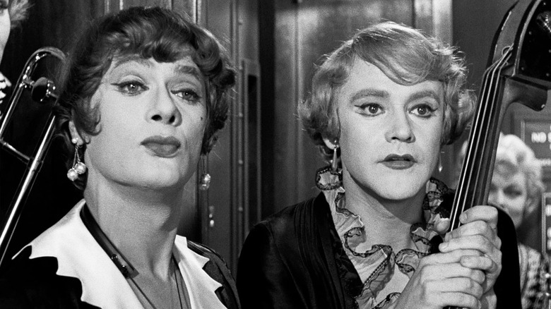 Tony Curtis and Jack Lemmon in Some Like It Hot