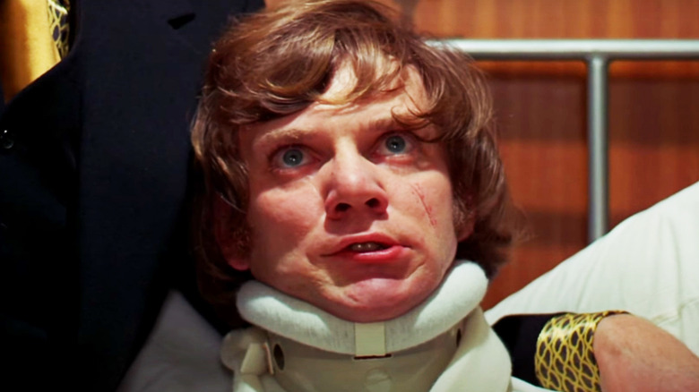 Malcolm McDowell in A Clockwork Orange