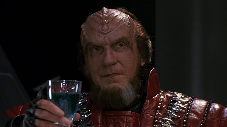 Counselor Gorskun rises a cup in Star Treke VIly: Unveiled country