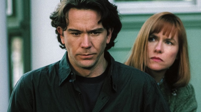Thad and Liz Beaumont appear stressed in George A. Romero's The Dark Half