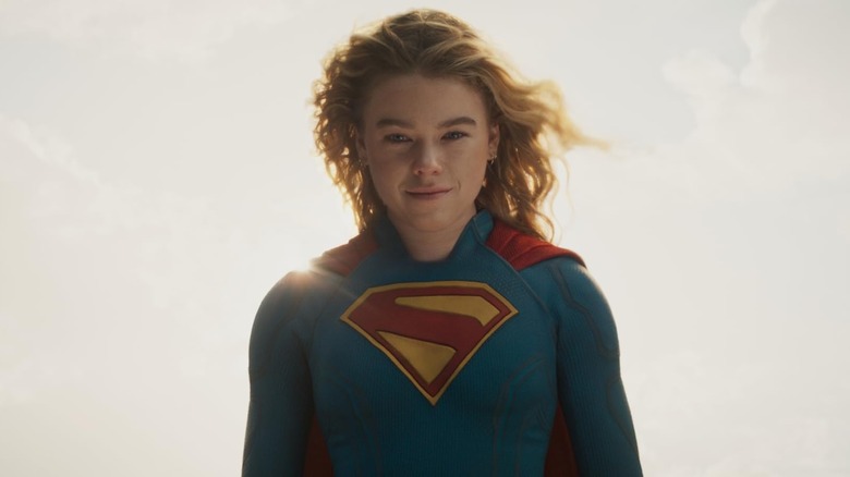 Milly Alcock is suited up as Kara Zor-El in Supergirl (2026)