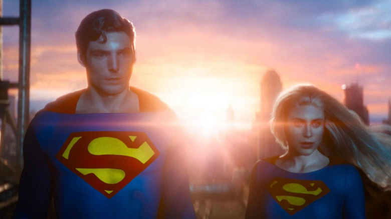 Christopher Reeve and Helen Slater digitally recreated as Superman and Supergirl in The Flash