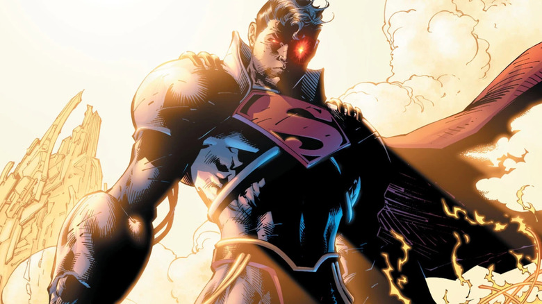 Superboy-Prime wears the Anti-Monitor armor in Infinity Crisis