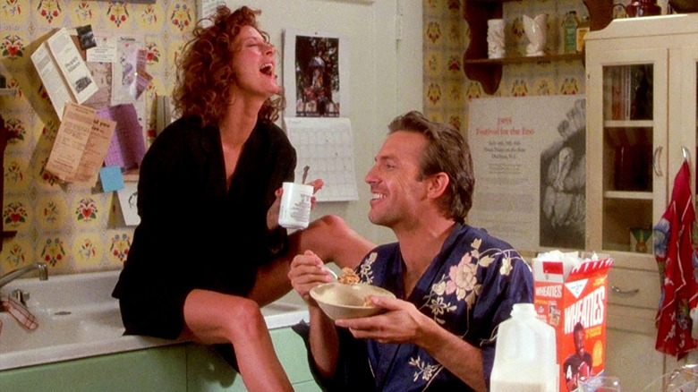Susan Sarandon and Kevin Costner in Bull Durham