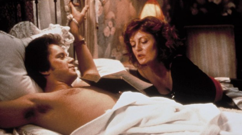 Susan Sarandon and Tim Robbins in Bull Durham