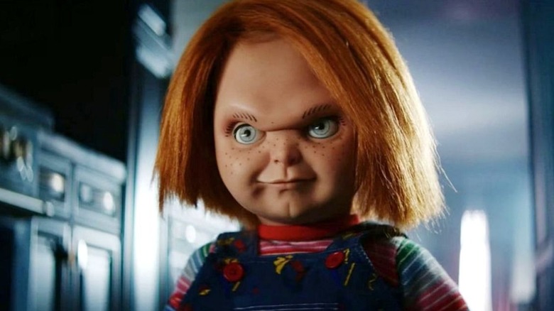 Chucky smiling viciously