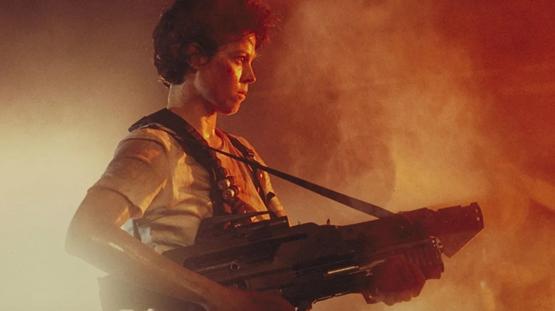 Ripley gets her gun in Aliens