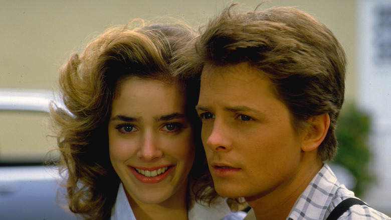 Back to the Future Claudia Wells and Michael J. Fox