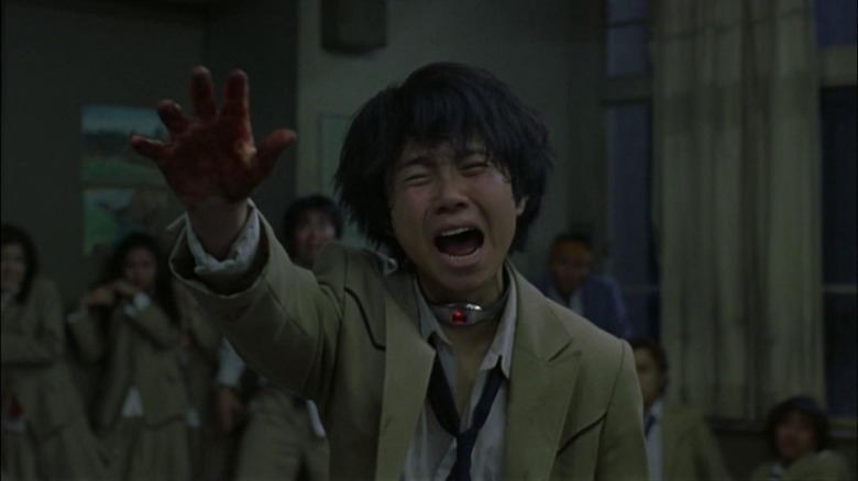 Battle Royale Nobu cries out