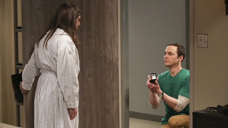 The Big Bang Theory season 10 finale, Sheldon proposes to Amy