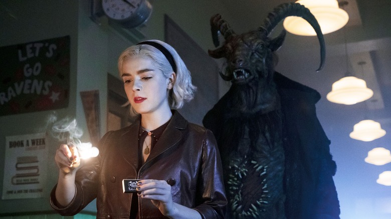 Kiernan Shipka in The Chilling Adventures of Sabrina