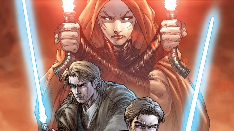 Star Wars Obsession #1 cover Ventress Anakin Obi-Wan