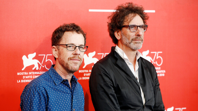 Ethan and Joel Coen on the red carpet