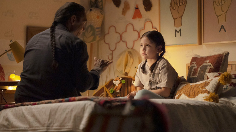 William and young Maya in Hawkeye