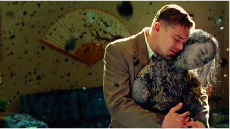 Shutter Island Leonardo DiCaprio Michelle Williams crumbling
