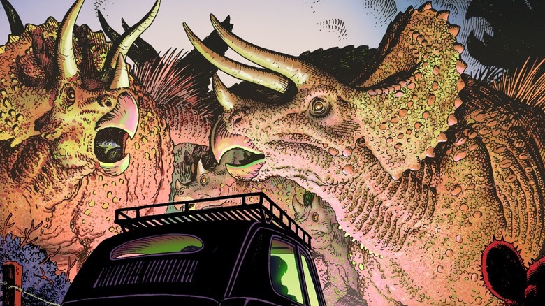Triceratops Jurassic Park: Redemption #2 cartoon