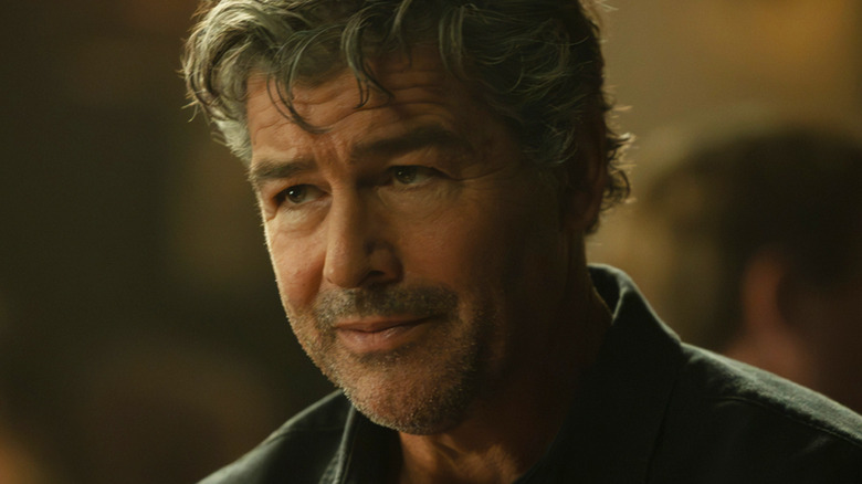 Kyle Chandler's Hal Jordan is seen in closeup in Lanterns