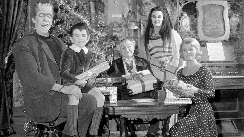 The Munsters celebrate Christmas