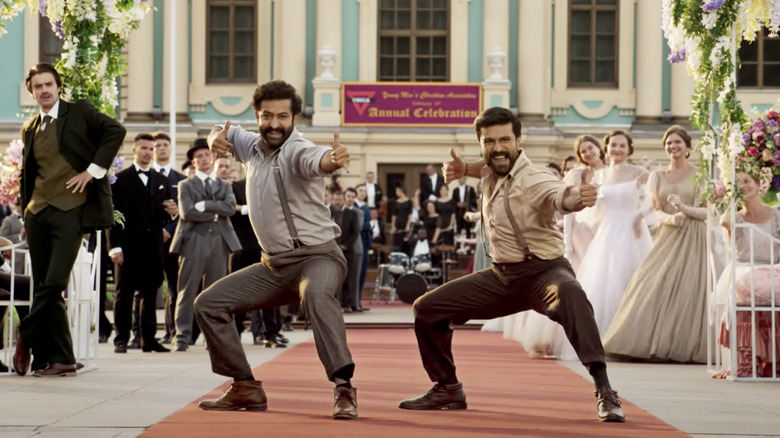 N. T. Rama Rao Jr. and Ram Charan in RRR