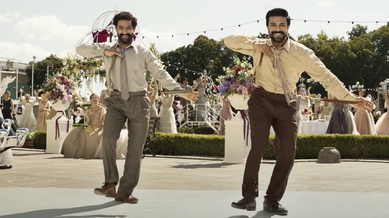 N. T. Rama Rao Jr. and Ram Charan in RRR