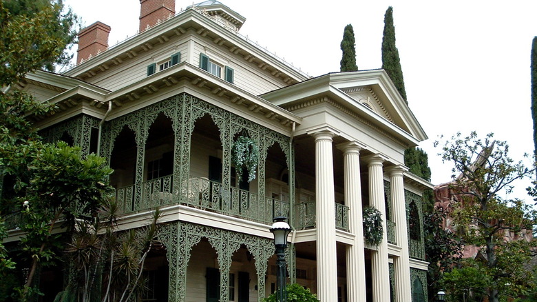 The original Haunted Mansion in Disneyland.
