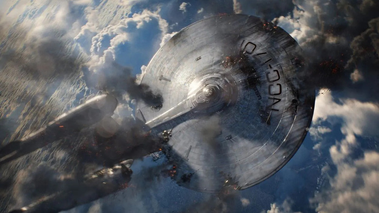 Star Trek - The Enterprise, damaged