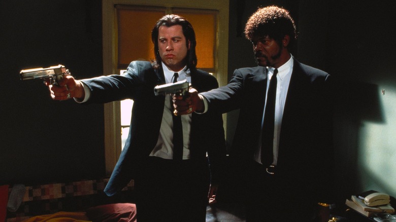 John Travolta and Samuel L. Jackson in Pulp Fiction
