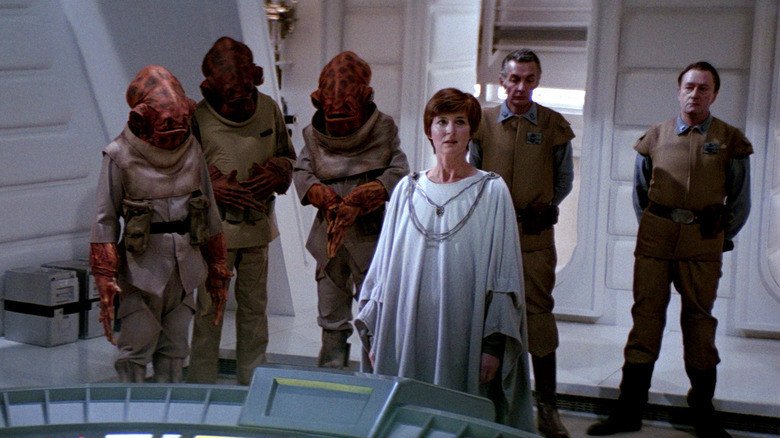 Mon Mothma at the Battle of Endor