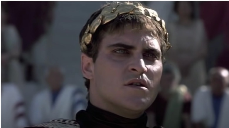 Joaquin Phoenix Commodus Gladiator Shocked