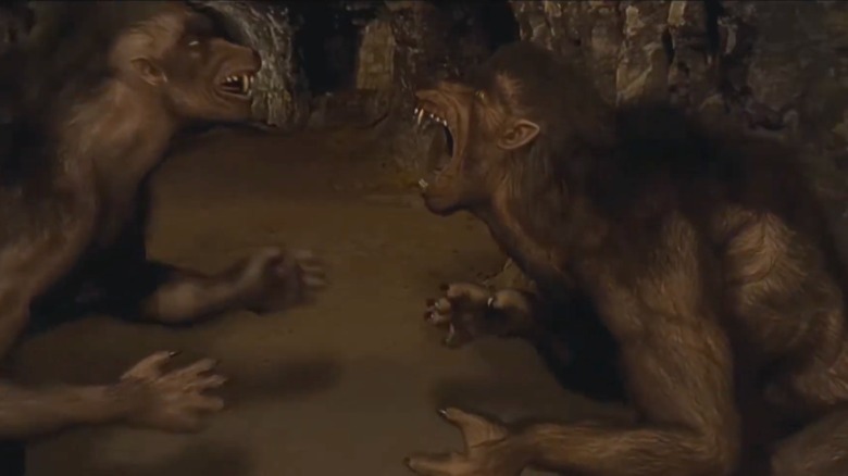 bad CGI werewolves in An American Werewolf in Paris