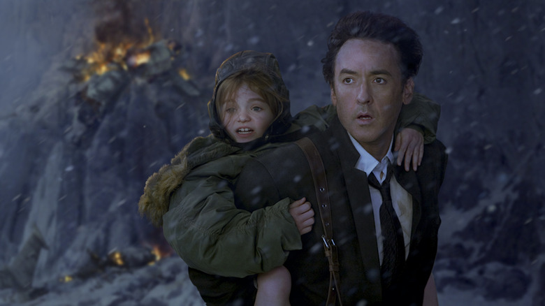 Jack and Morgan in snowstorm