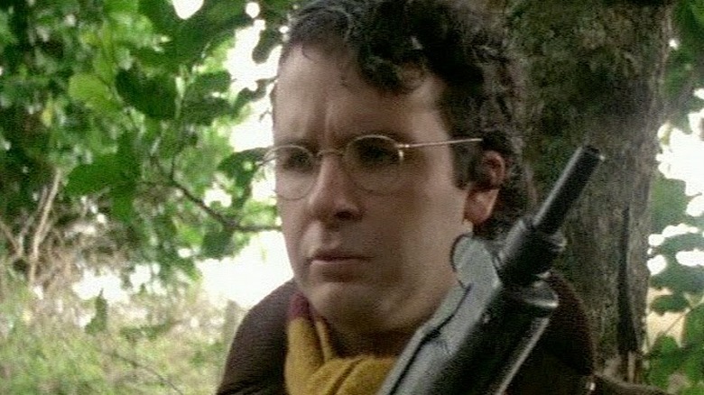 Derek with a gun