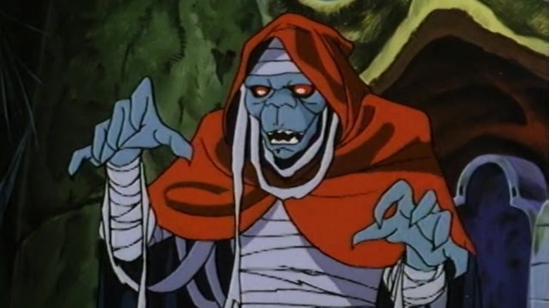 Mumm-Ra on his throne in ThunderCats.