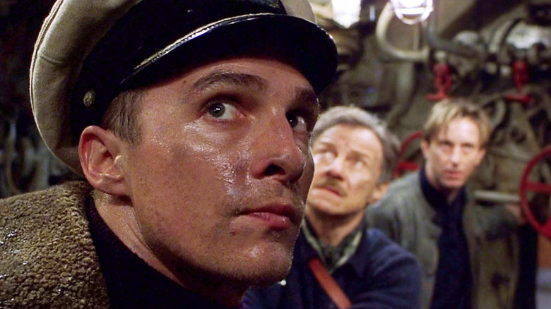 Matthew McConaughey looked concerned in U-571