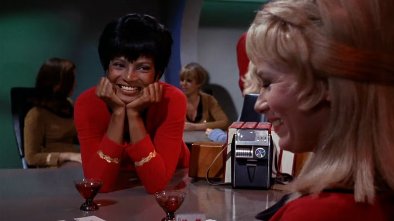 Nichelle Nichols as Uhura on Star Trek: The Original Series