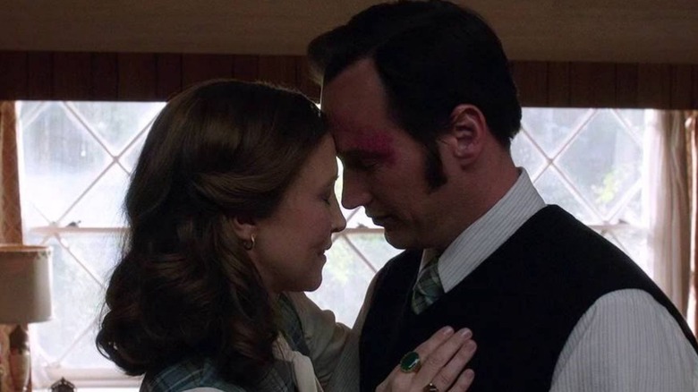 Patrick Wilson and Vera Farmiga as Ed and Lorraine Warren