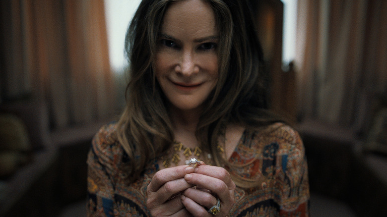 Jennifer Jason Leigh as Victoria in Something Very Bad Is Going to Happen