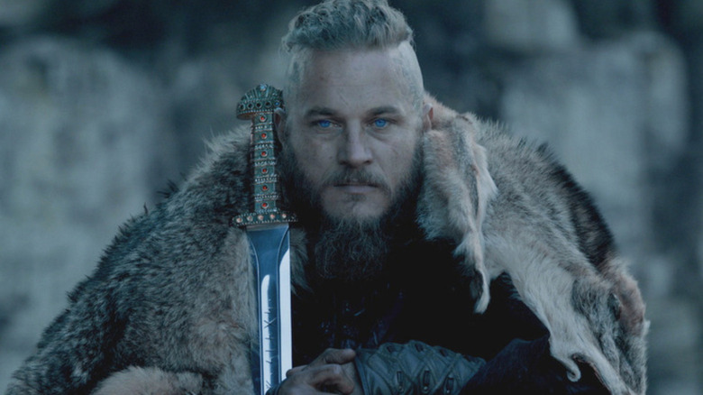 Ragnar LothbroKK (Travis Fimmel) in comfort during Vikings