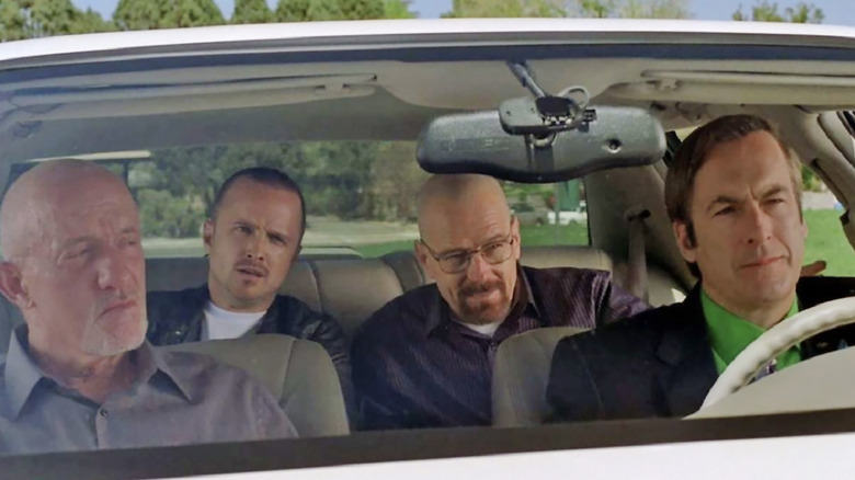 The cast of Breaking Bad