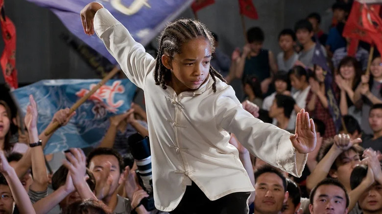 Dre Parker (Jaden Smith) competes in Karate Kid