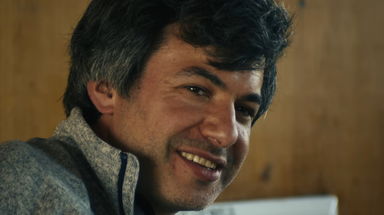 Nathan Fielder grinning at Billy in You Can See Everything